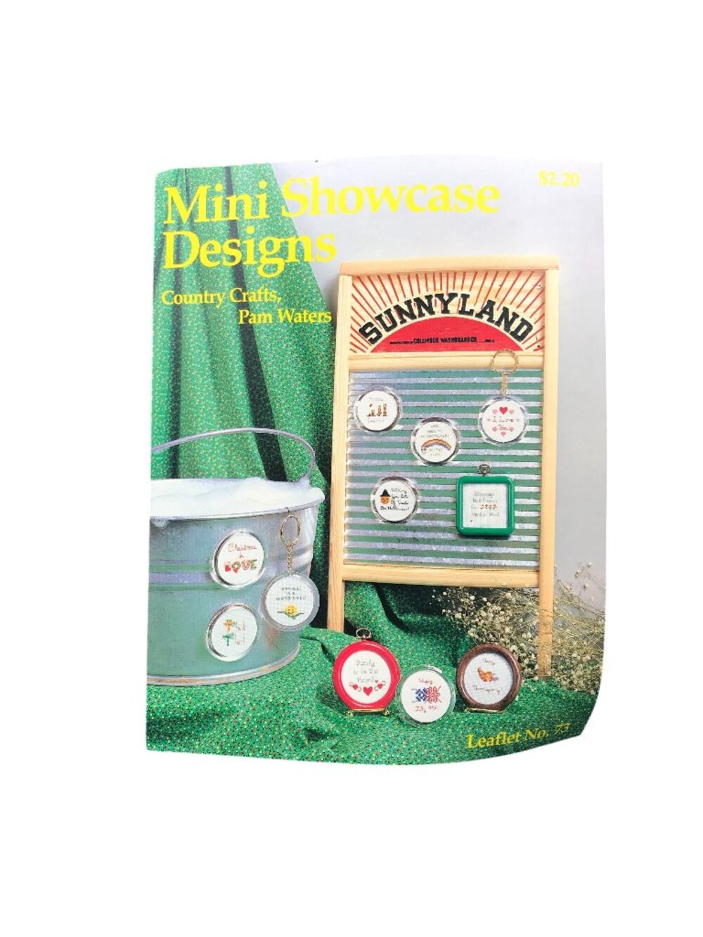 Vintage Cross Stitch Patterns, Mini Showcase Designs by Pam Waters, Country
